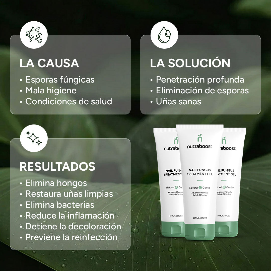 Gel para el Tratamiento de Hongos en las Uñas