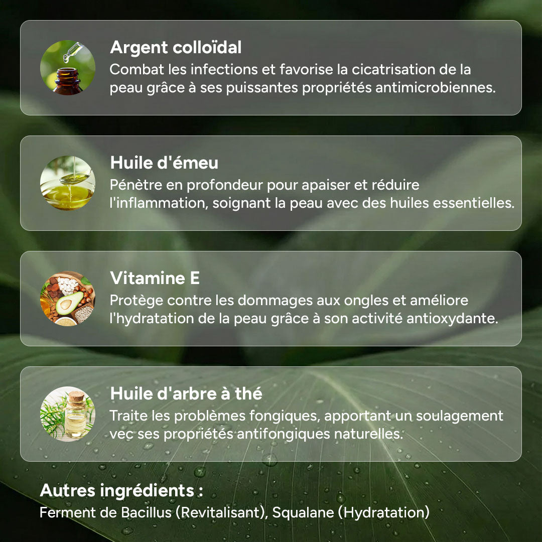 Gel de traitement contre les mycoses des ongles